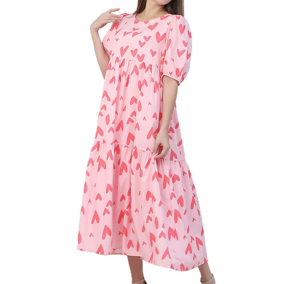 CHOLE - Comfortable casual midi dress for summer