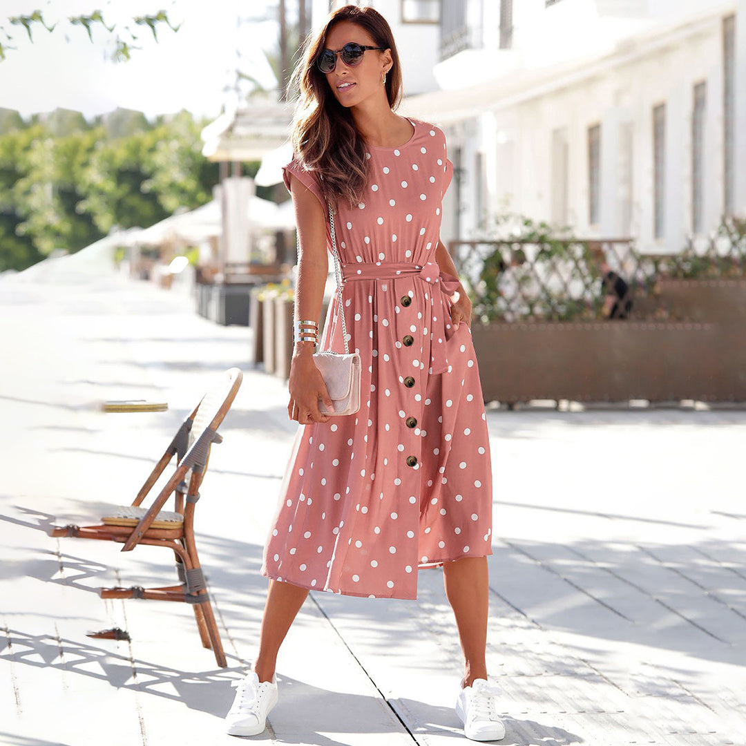 BARBRO - Casual midi summer dress