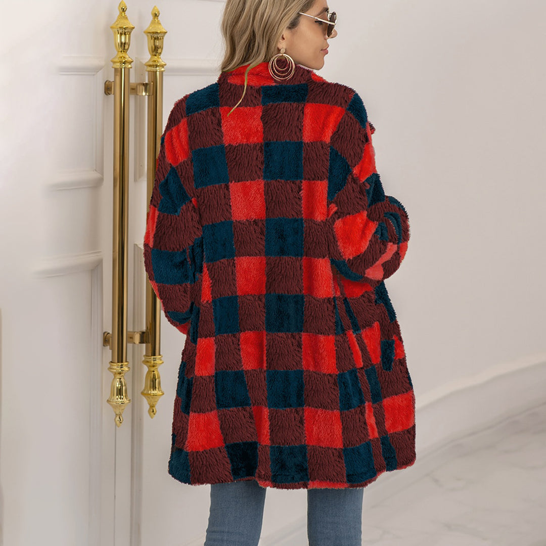 VIALI - Comfortable Checked Summer Jacket