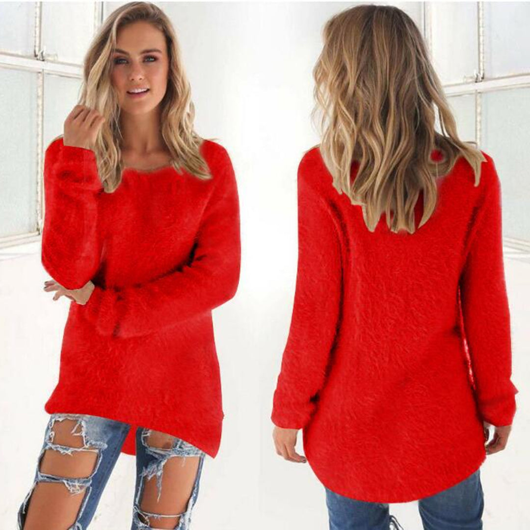 AMELIA - Casual fluffy jumper