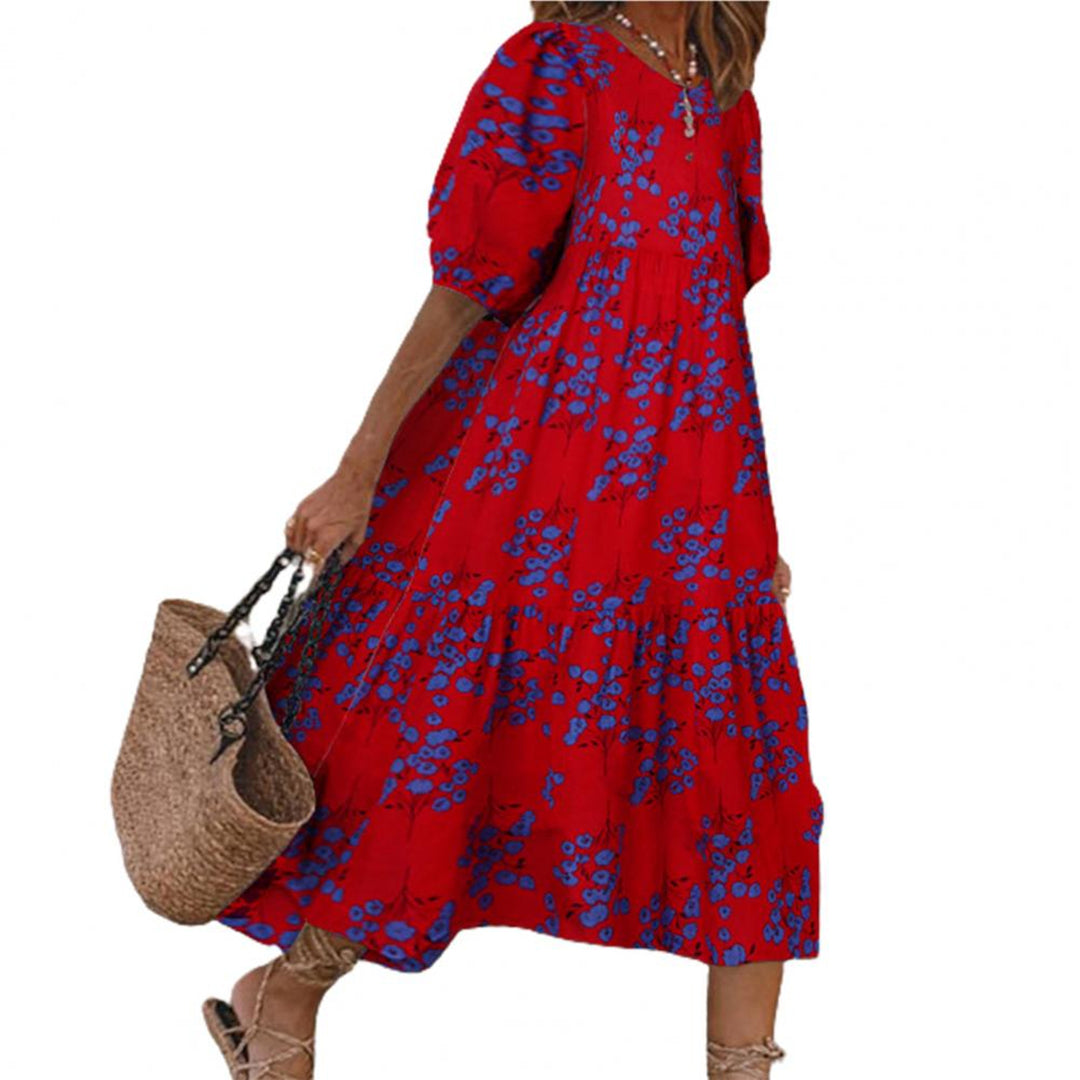 CHOLE - Comfortable casual midi dress for summer