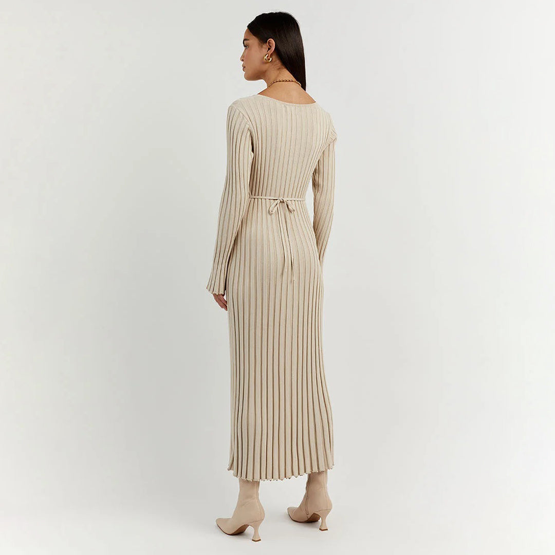 ABIGAIL - Airy knitted maxi summer dress