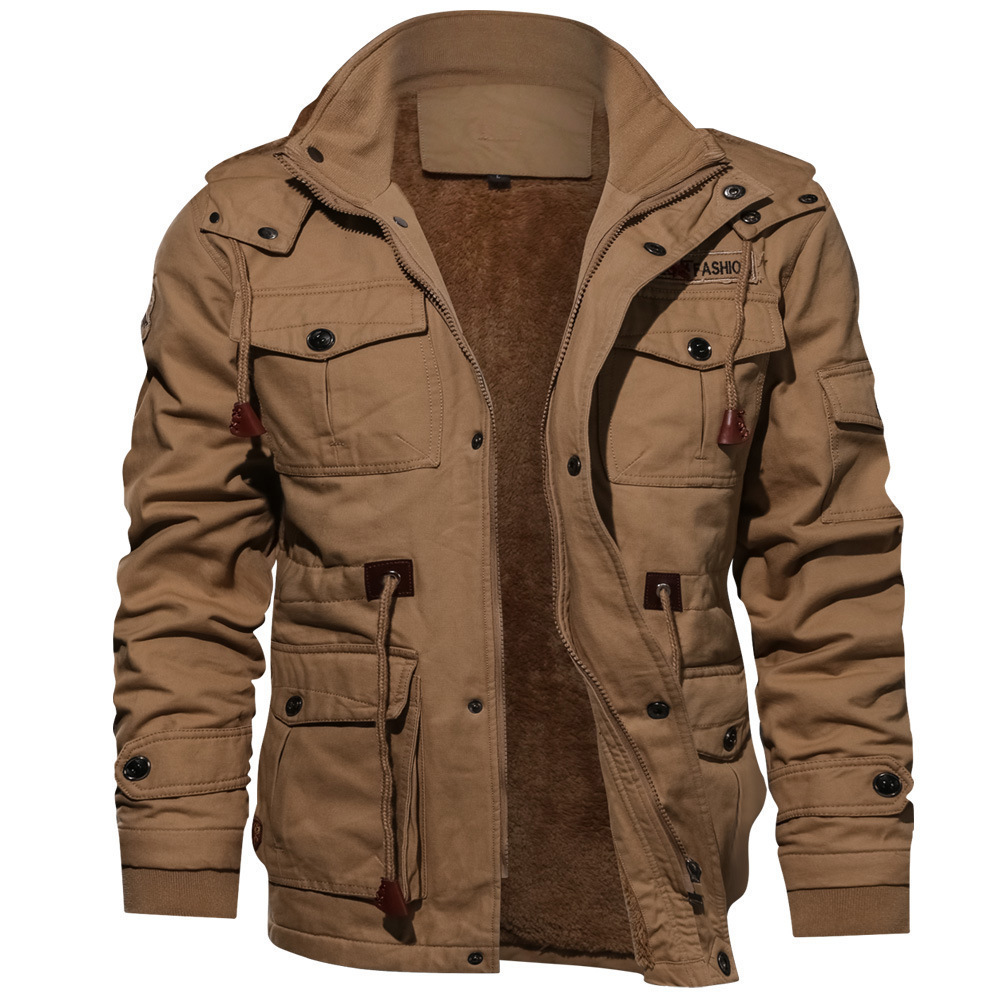 Survival - Lightweight Summer Bomber Jacket with Hood for Men