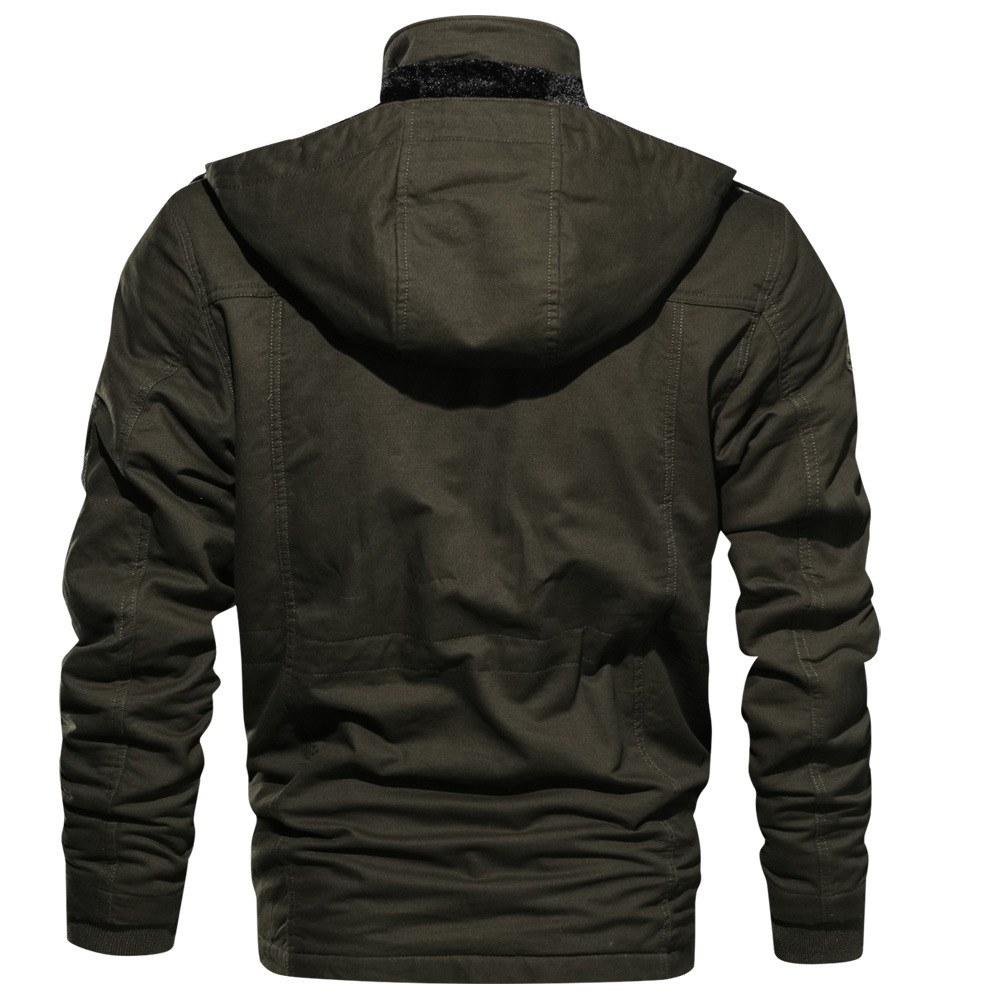 Survival - Lightweight Summer Bomber Jacket with Hood for Men