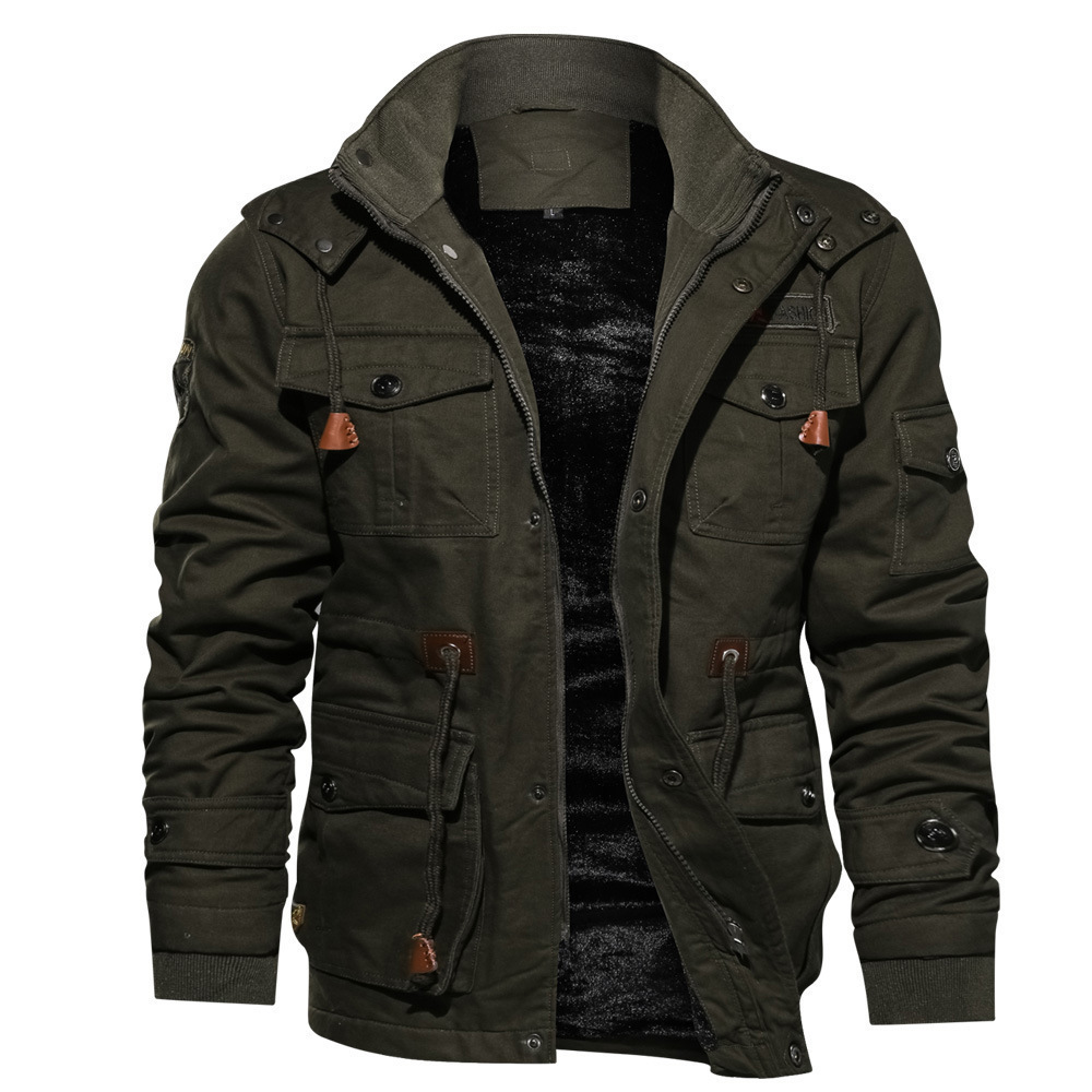 Survival - Lightweight Summer Bomber Jacket with Hood for Men