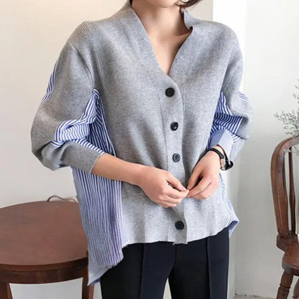 WALBURGA - Trendy Summer Shirt with Long Sleeves for Women