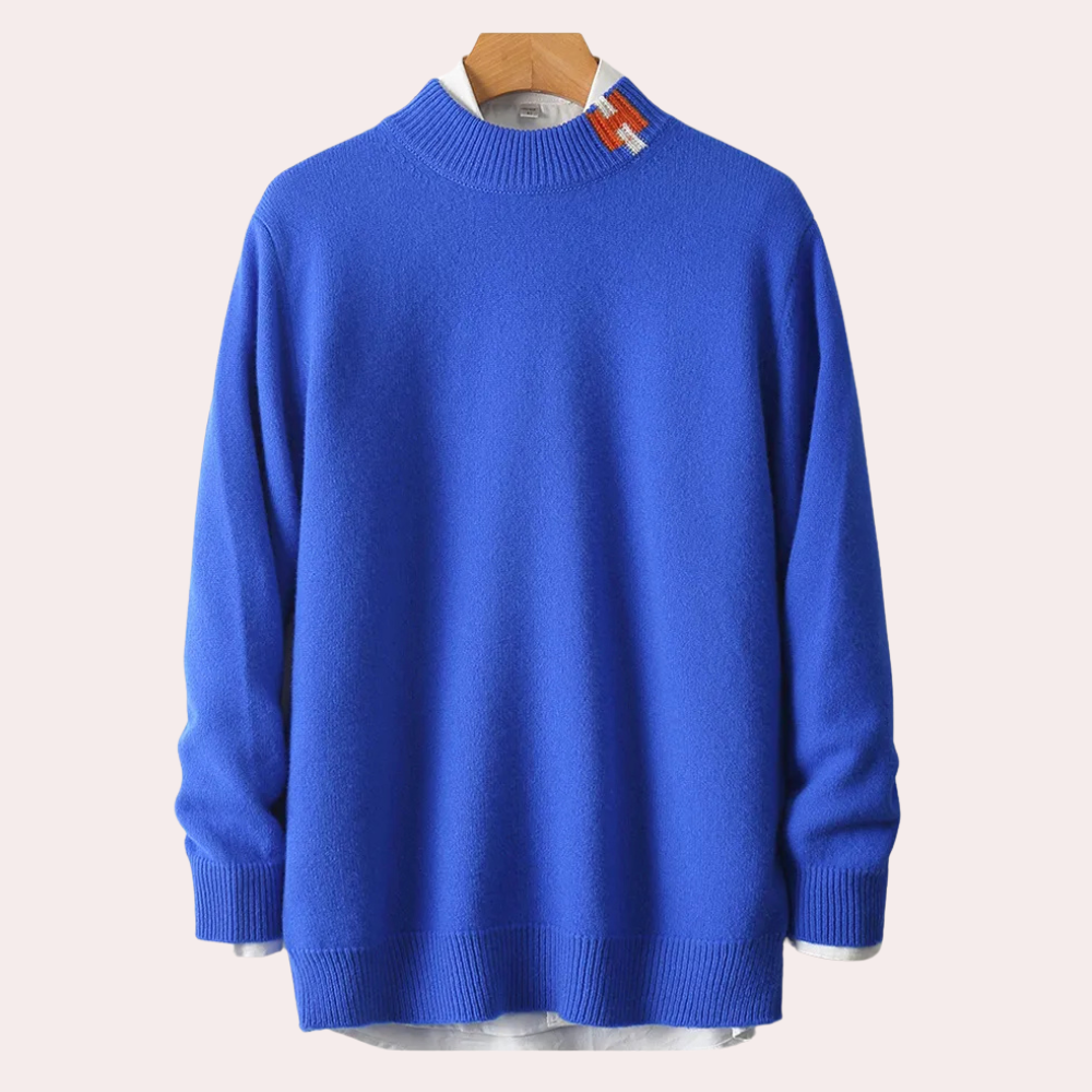 BERNARDO - Lightweight Knitted Jumper for Men, Perfect for Spring and Summer