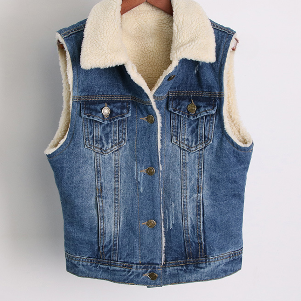CLAIRE - Trendy Denim Gilet for Women - Perfect for Summer