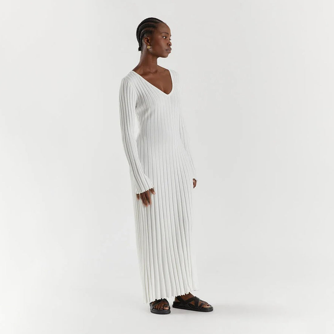 ABIGAIL - Airy knitted maxi summer dress