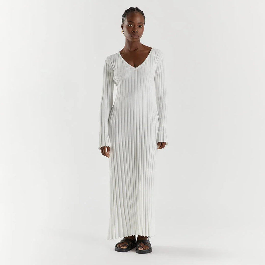 ABIGAIL - Airy knitted maxi summer dress