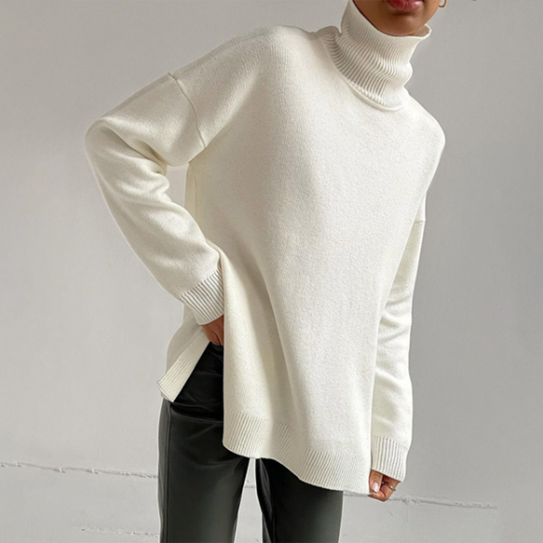 AALIYAH - Stylish Side Split Summer Sweater