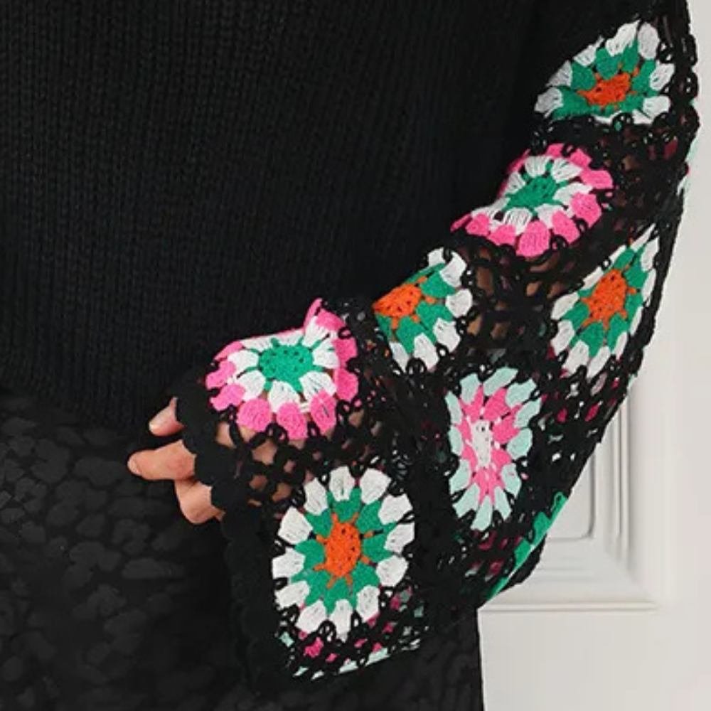 VICTORIA - Refined Summer Floral Jumper for Women