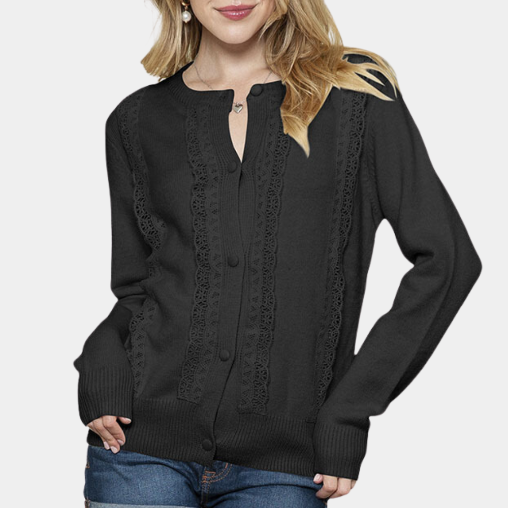 ANITA - Classic Knitted Summer Cardigan for Women