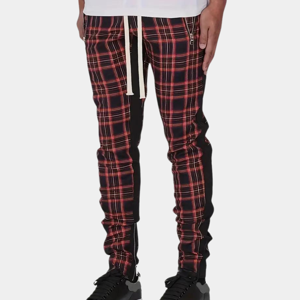 ALOIS - Classic Checked Summer Trousers for Men