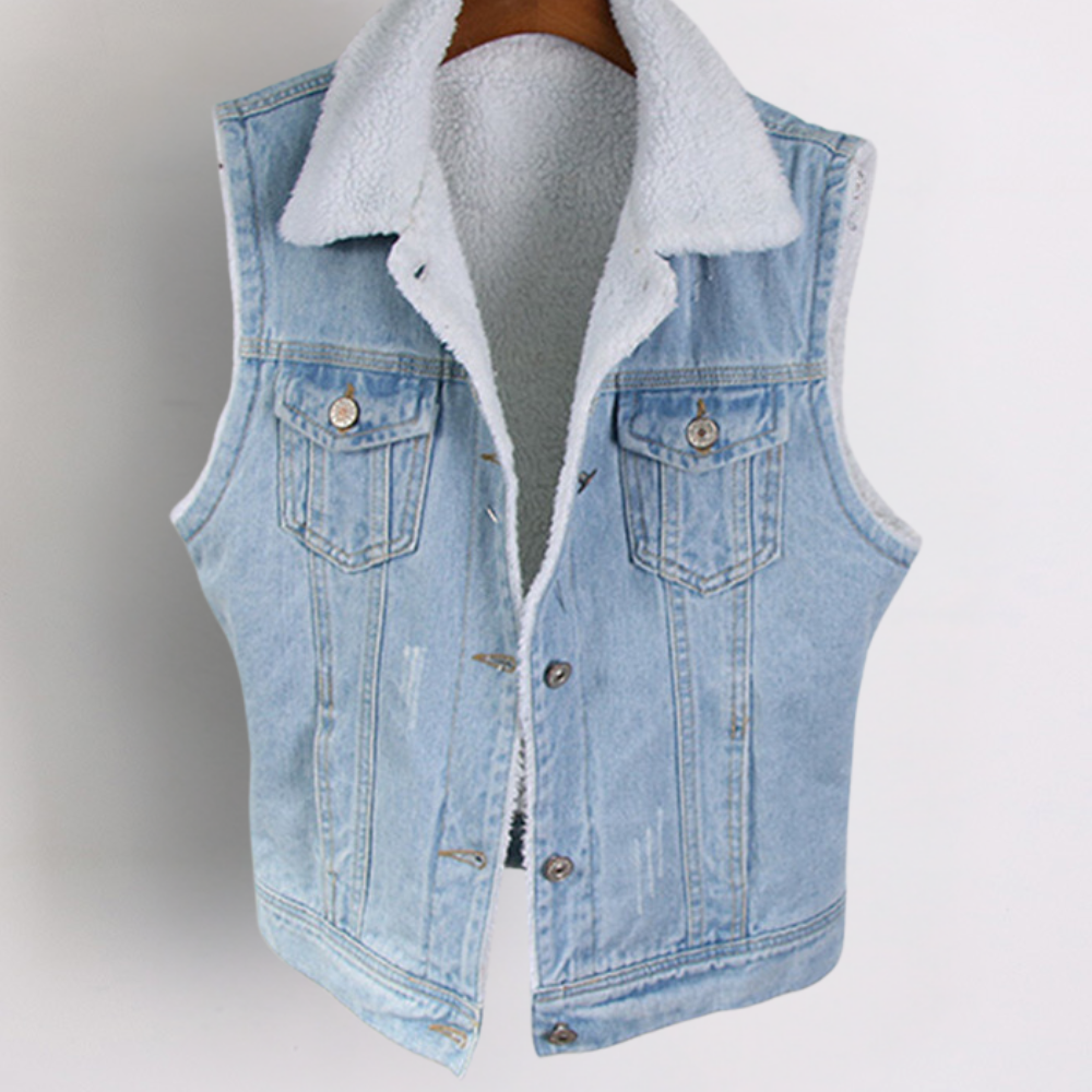 CLAIRE - Trendy Denim Gilet for Women - Perfect for Summer