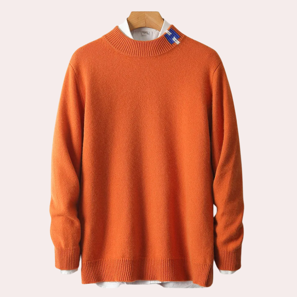 BERNARDO - Lightweight Knitted Jumper for Men, Perfect for Spring and Summer