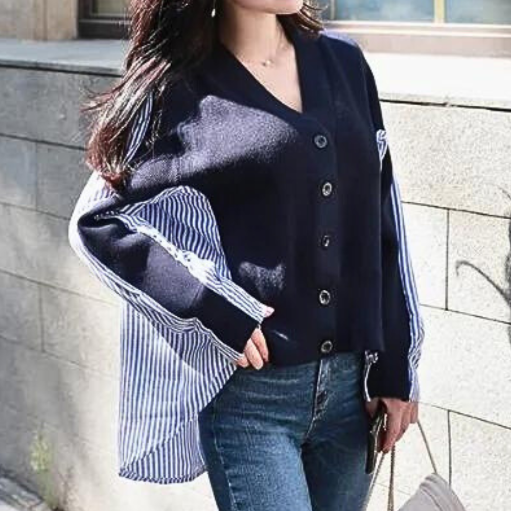 WALBURGA - Trendy Summer Shirt with Long Sleeves for Women