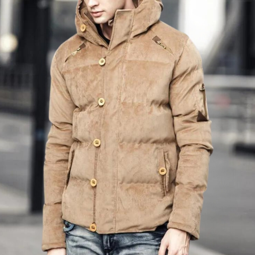 STEVEN - Luxe Hooded Coat for Men