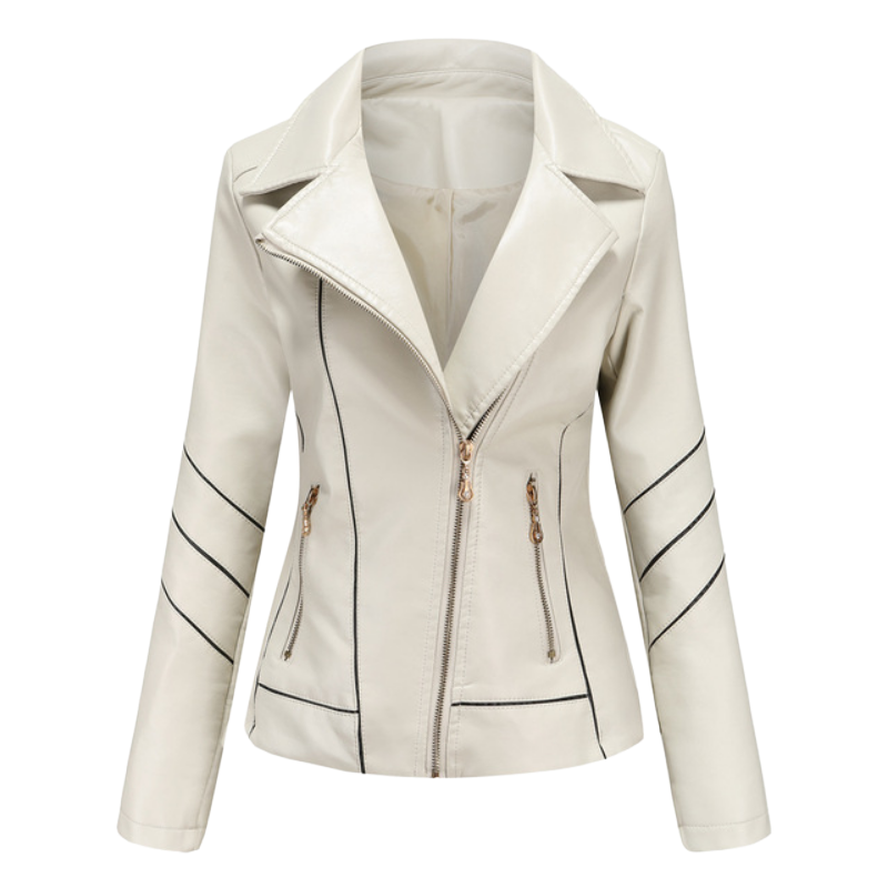 HANNIE - Stylish Leather Summer Jacket