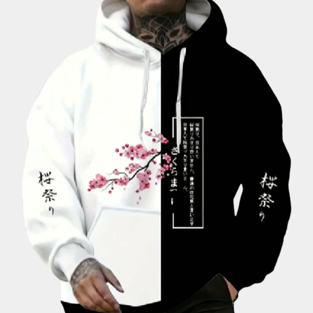 BRADLEY - Stylish Spring/Summer Printed Hoodie for Men