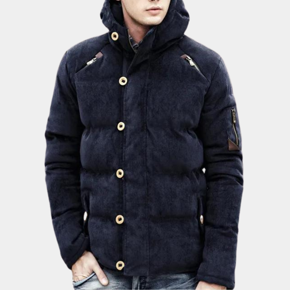 STEVEN - Luxe Hooded Coat for Men