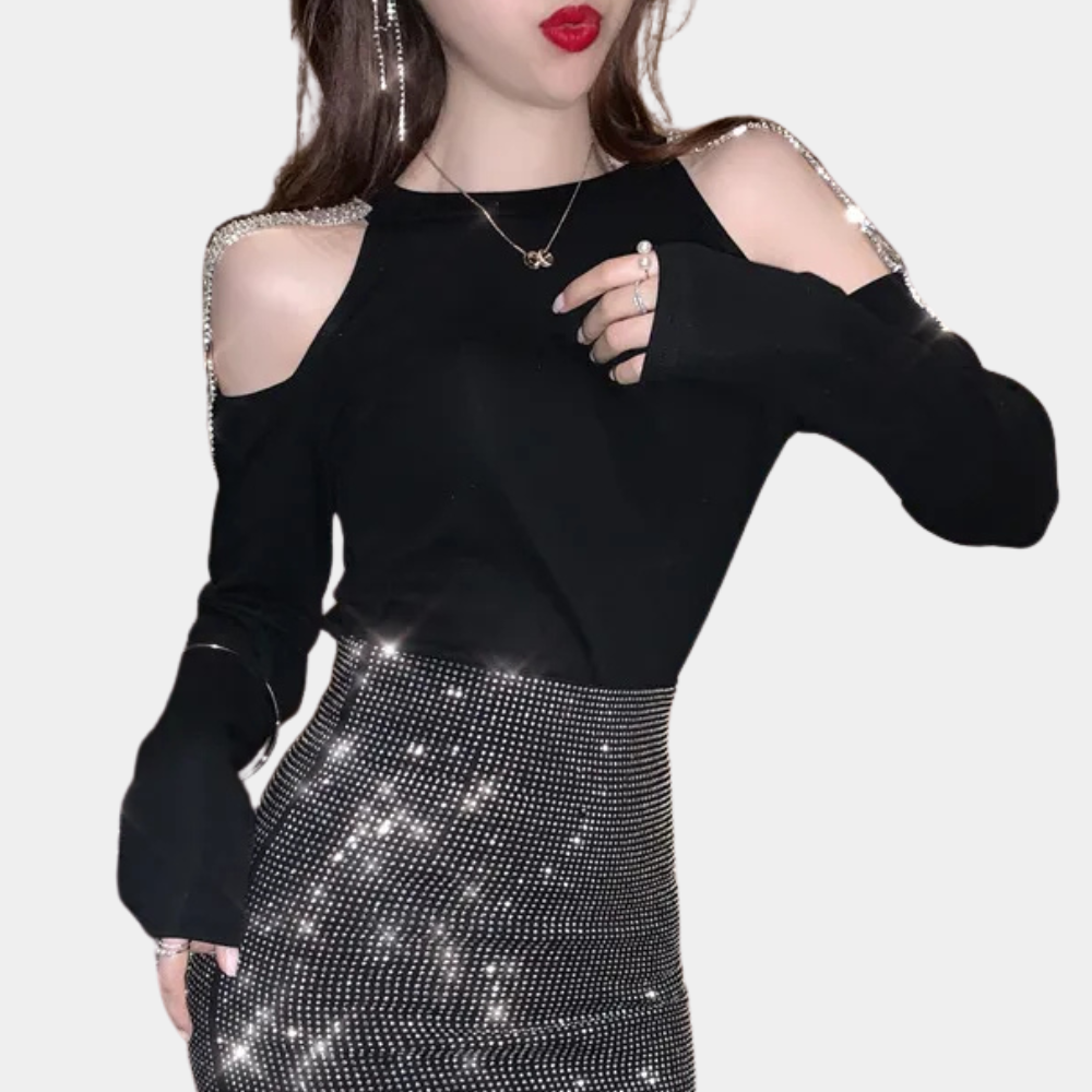 CELINA - Luxe Summer Shoulder Top for Women