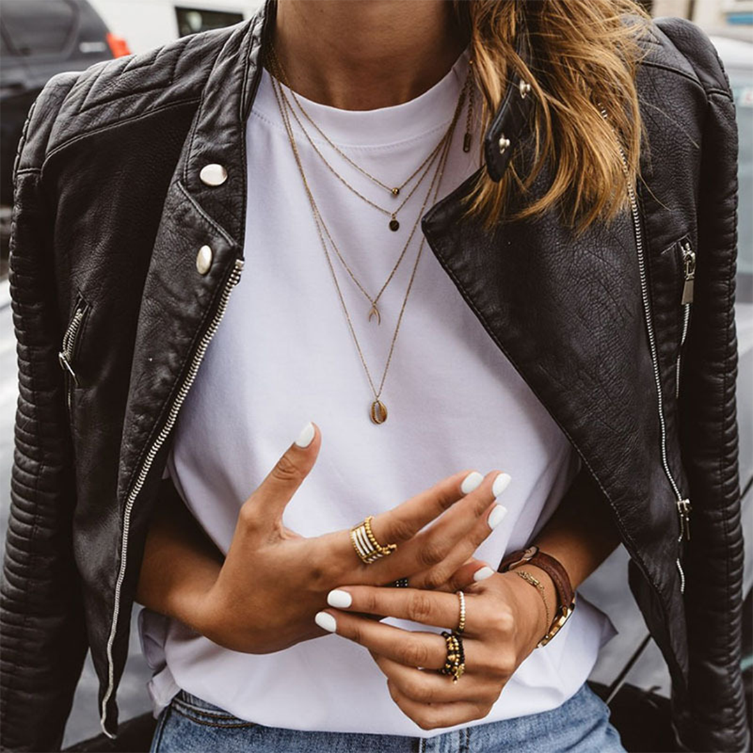 AVALON - Leather Summer Jacket for Women