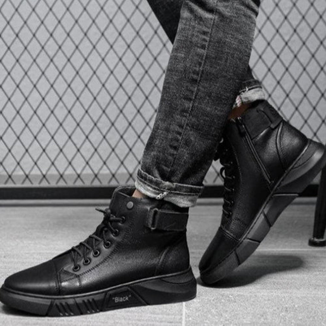 ADELMO - Black Airy Summer Boots