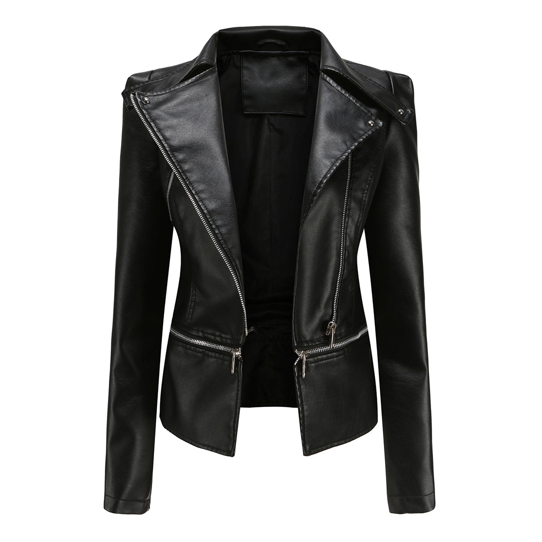 ALOJZIJA - Stylish Leather Summer Jacket
