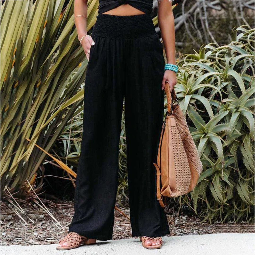 Elegante Leinenhose