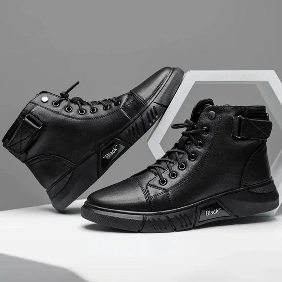 ADELMO - Black Airy Summer Boots