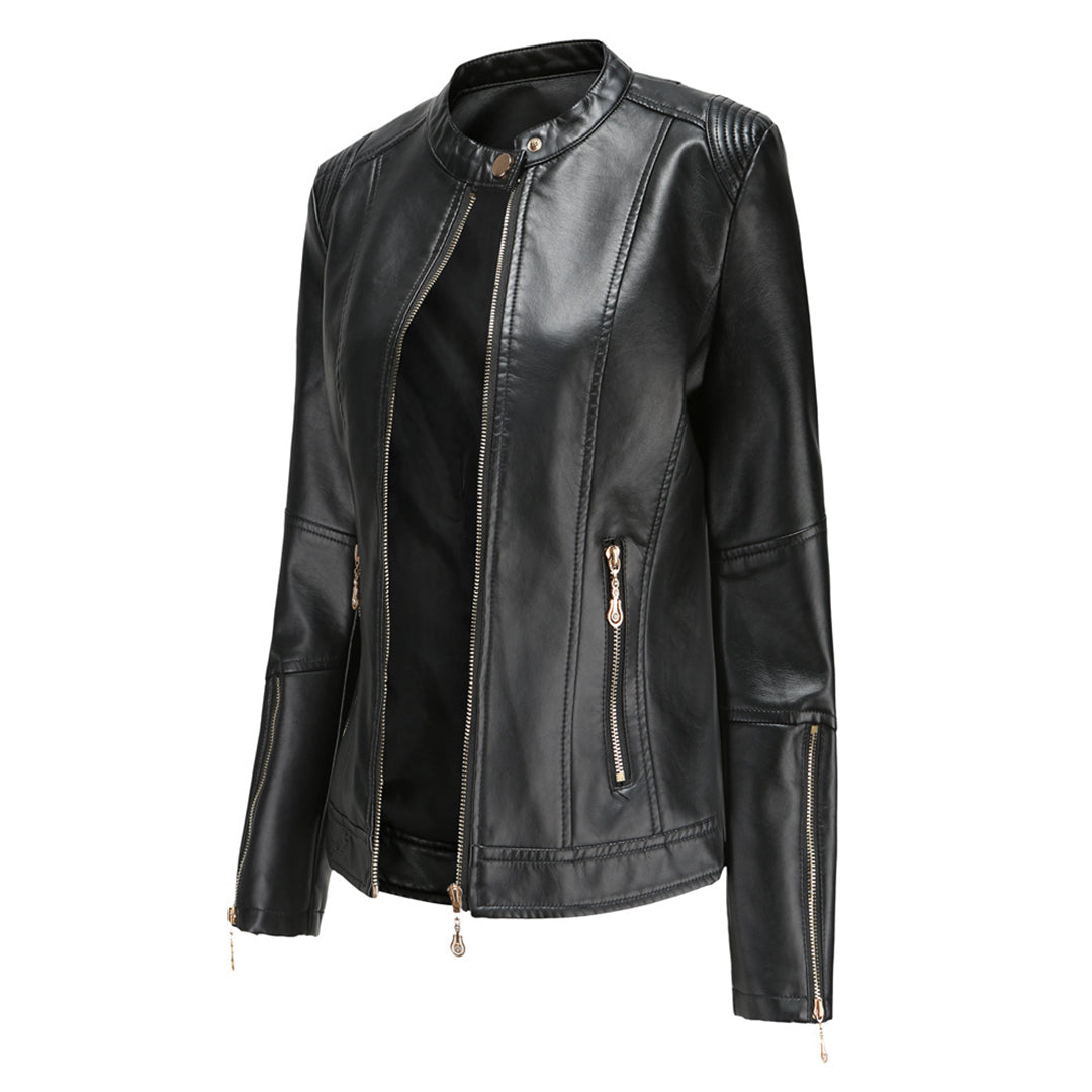 FRANICA - Stylish Leather Summer Jacket