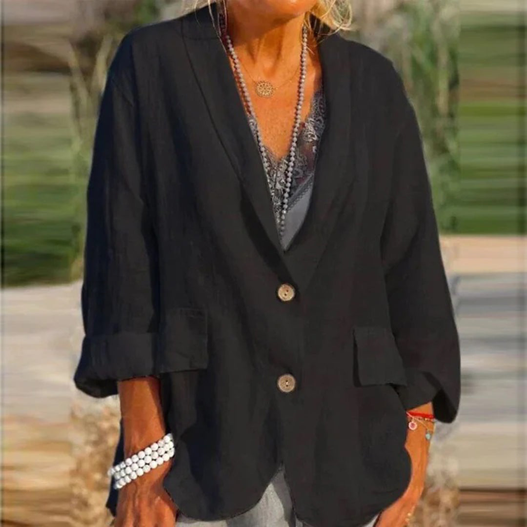 Elegante Leinenjacke