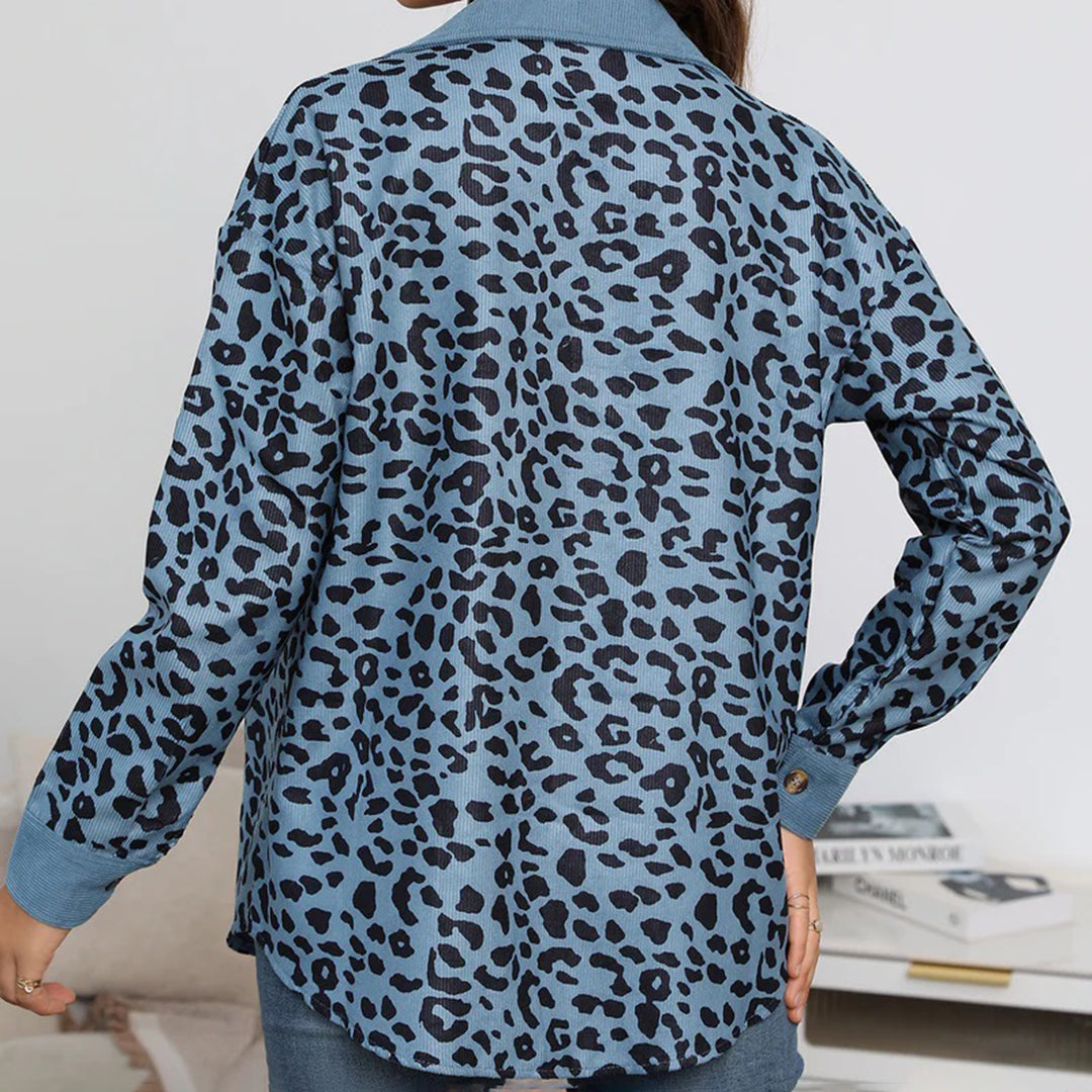 BAILEE - Trendy leopard print summer jacket