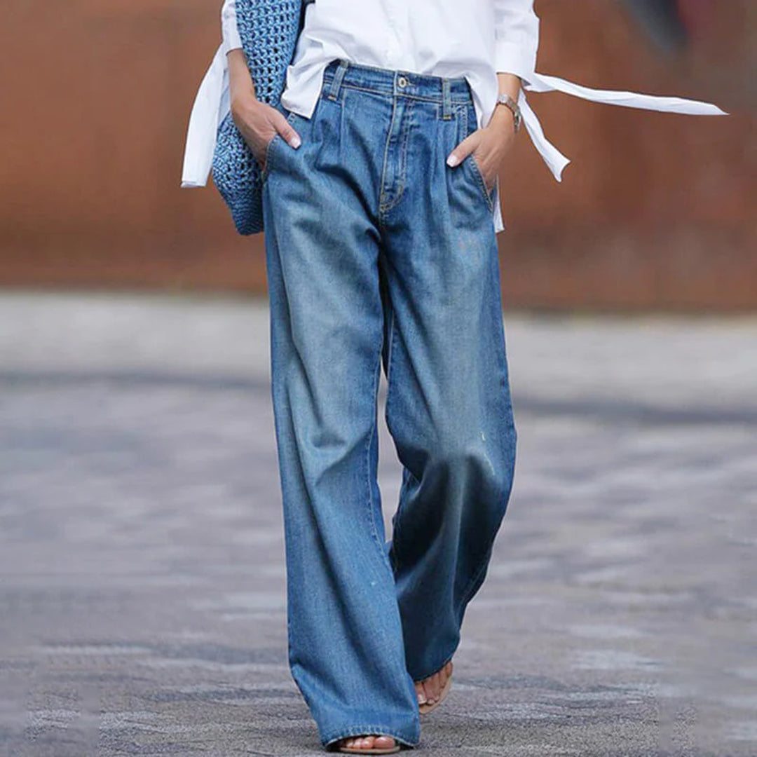 Verfeinerte Baumwolljeans