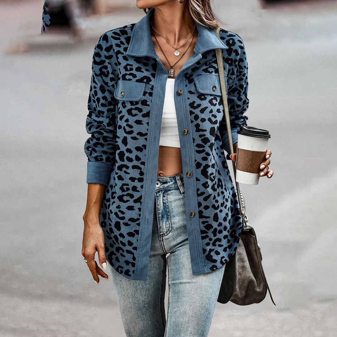 BAILEE - Trendy leopard print summer jacket