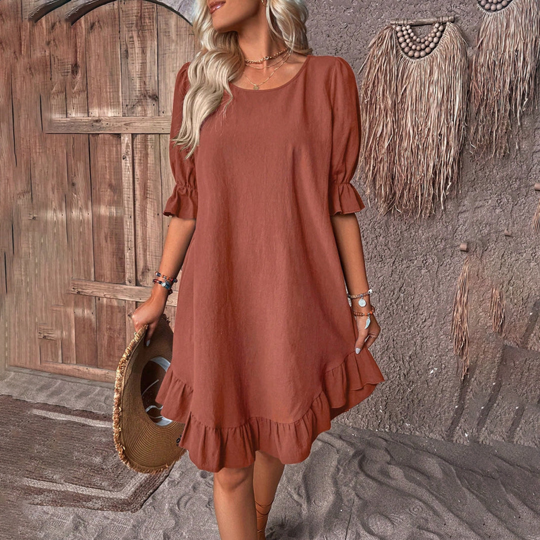 CARISSA - Airy Summer Dress with Puff Sleeves