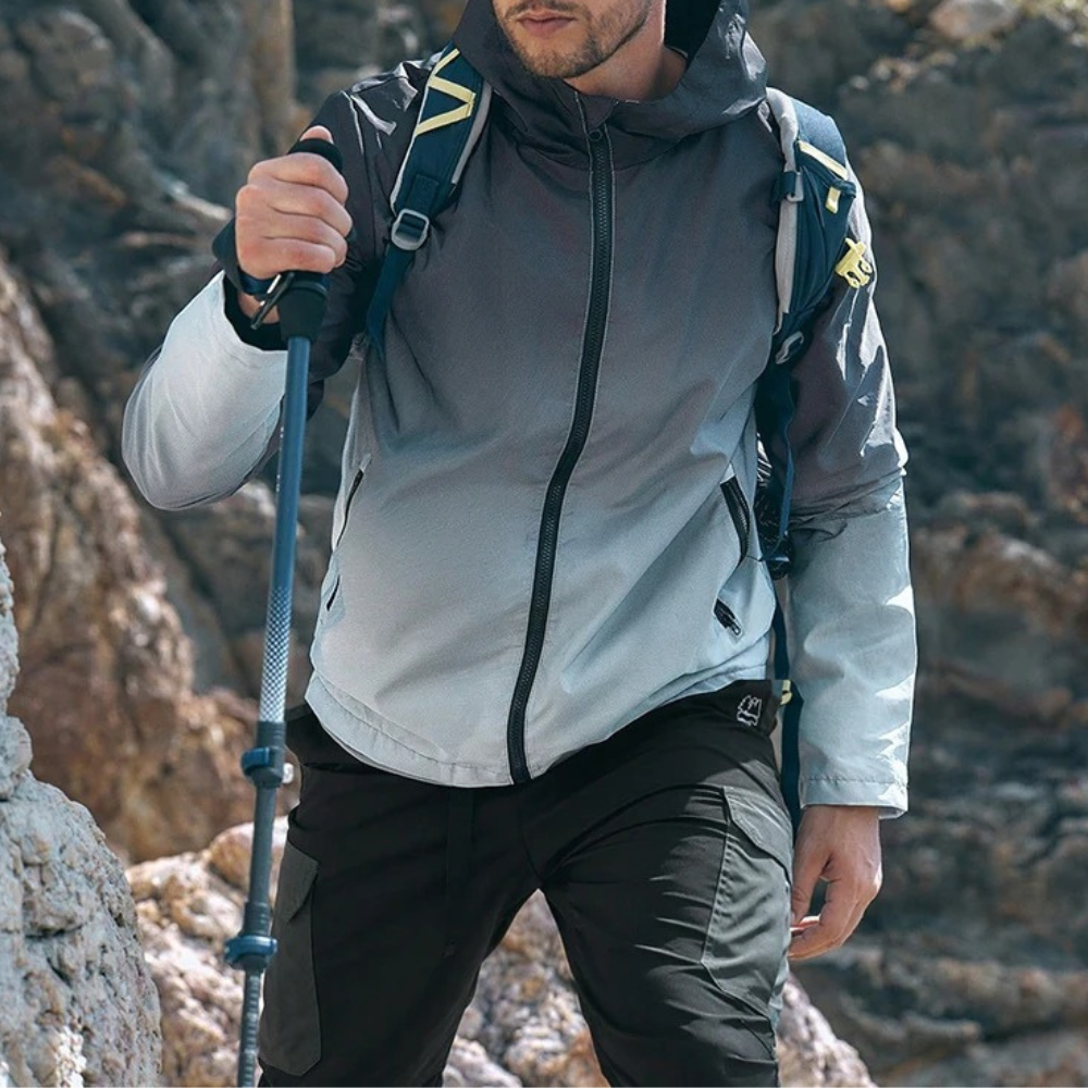TIMO - Waterproof Men's Jacket with Hood for Summer
