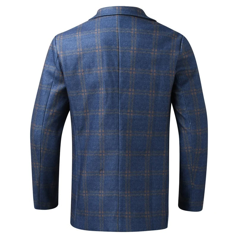 ZOLTAN - Lightweight Checked Summer Blazer for Men