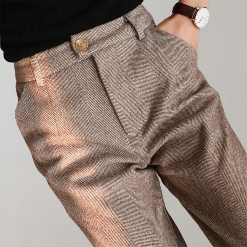 Elegante Leinenhose