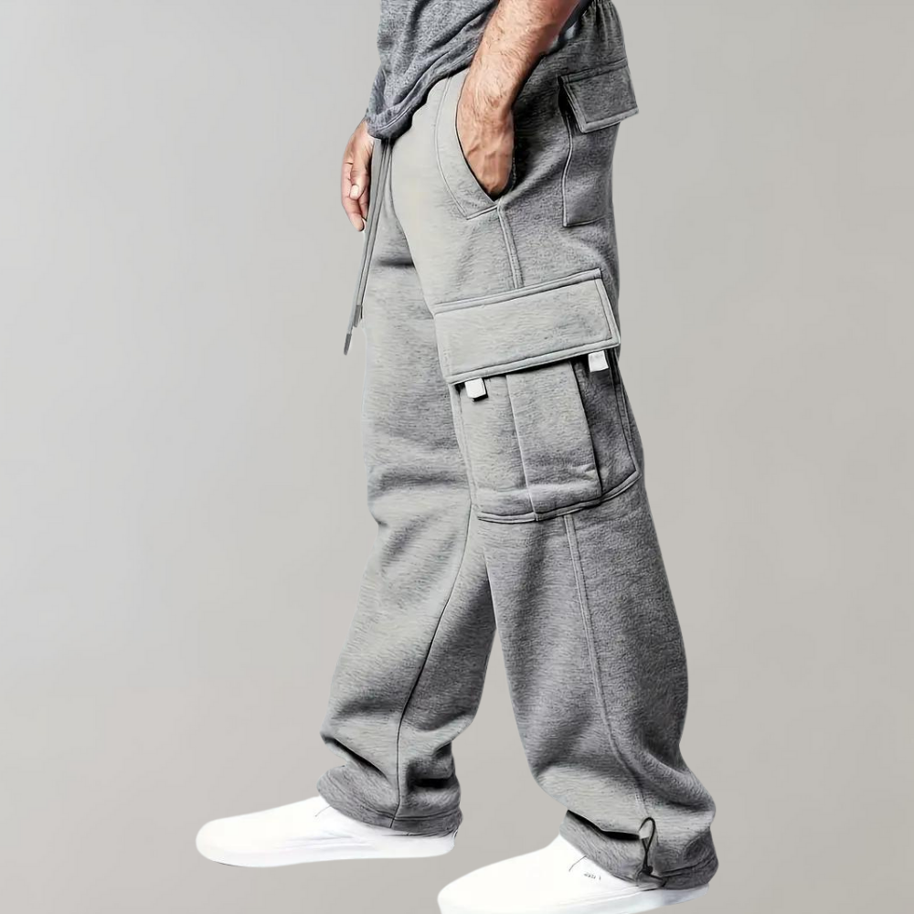 Birk - Men's Cargo Trousers with Multiple Pockets for Summer
