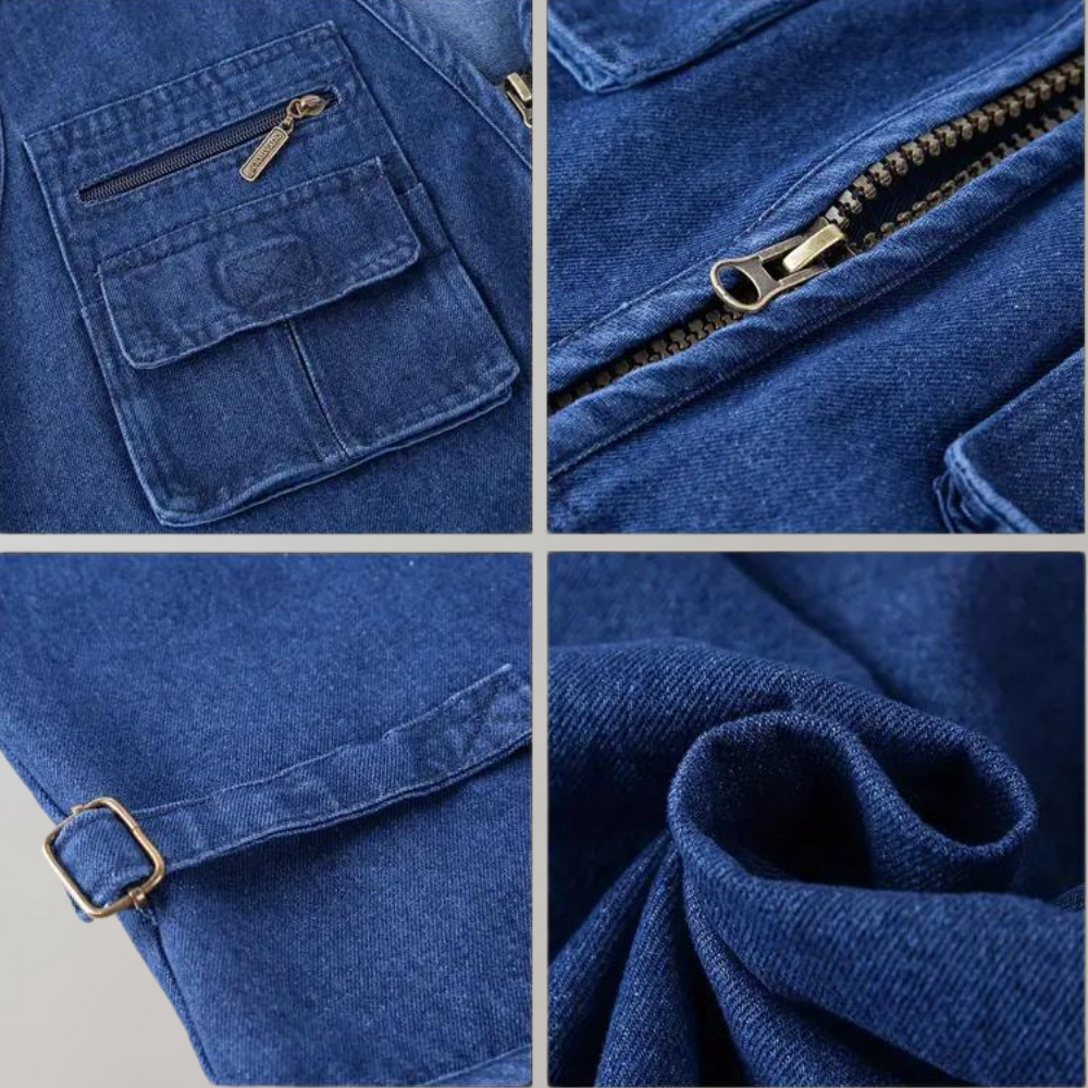 Svend - Men's Gilet with Zipped Pockets for Summer