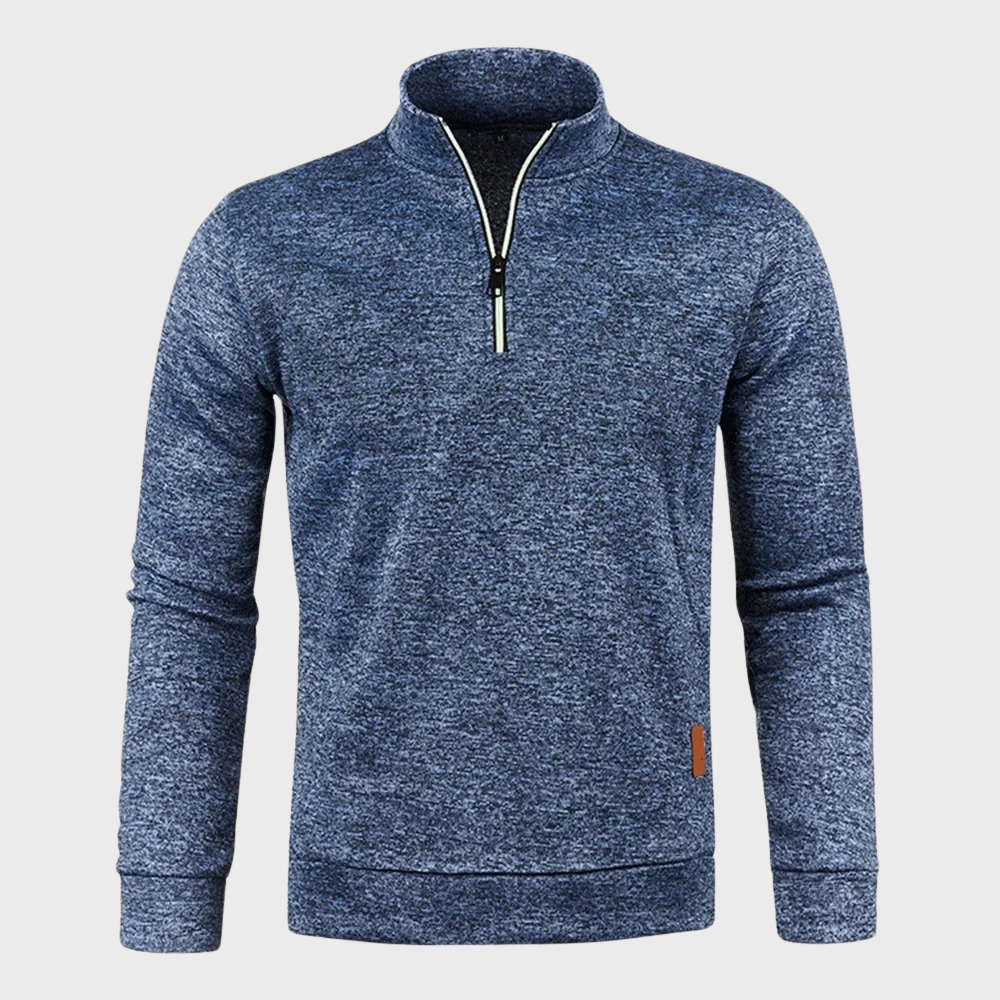 Torsten - Men's Summer Jumper with Zip