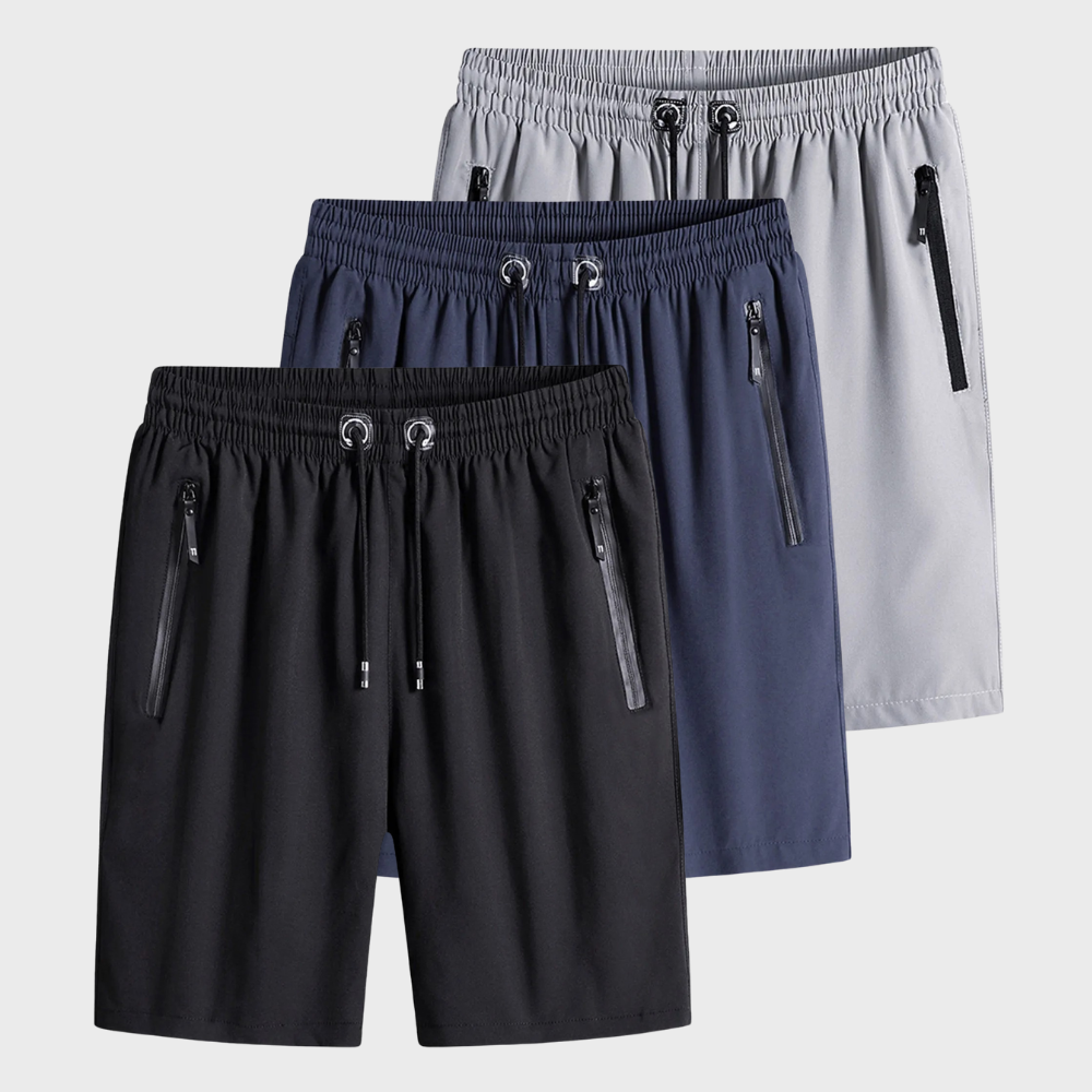 Xylon - Casual men's shorts with drawstring for summer