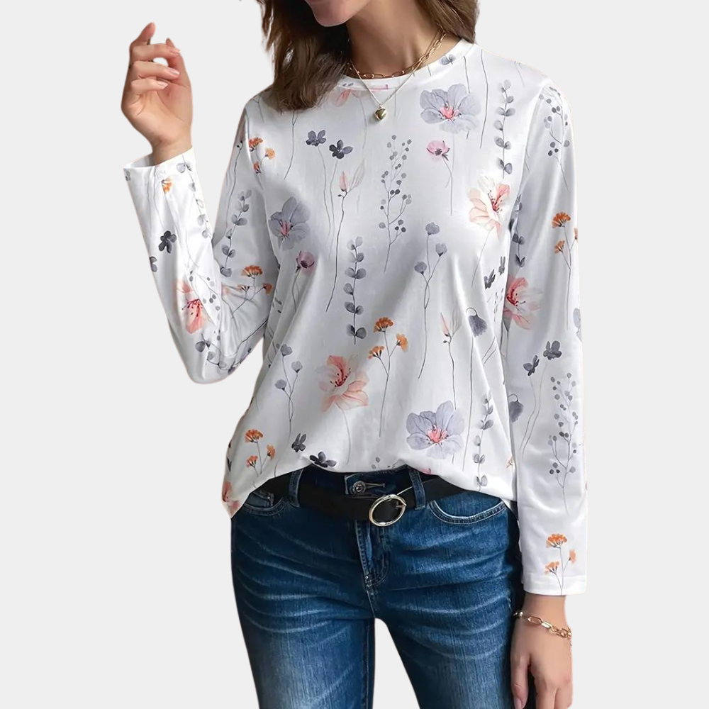 Brynhild - Summer Floral Ladies' Blouse
