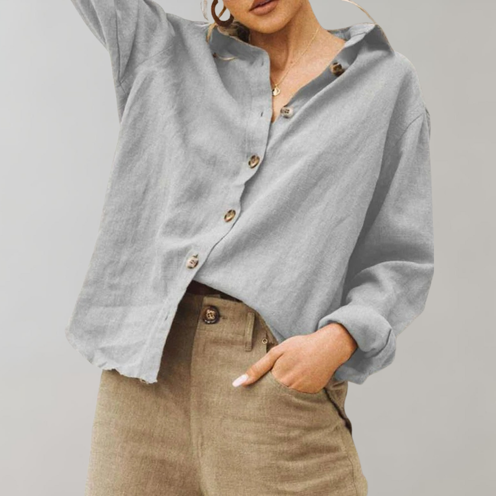 Celine - Lightweight Summer Casual Women's Blouse