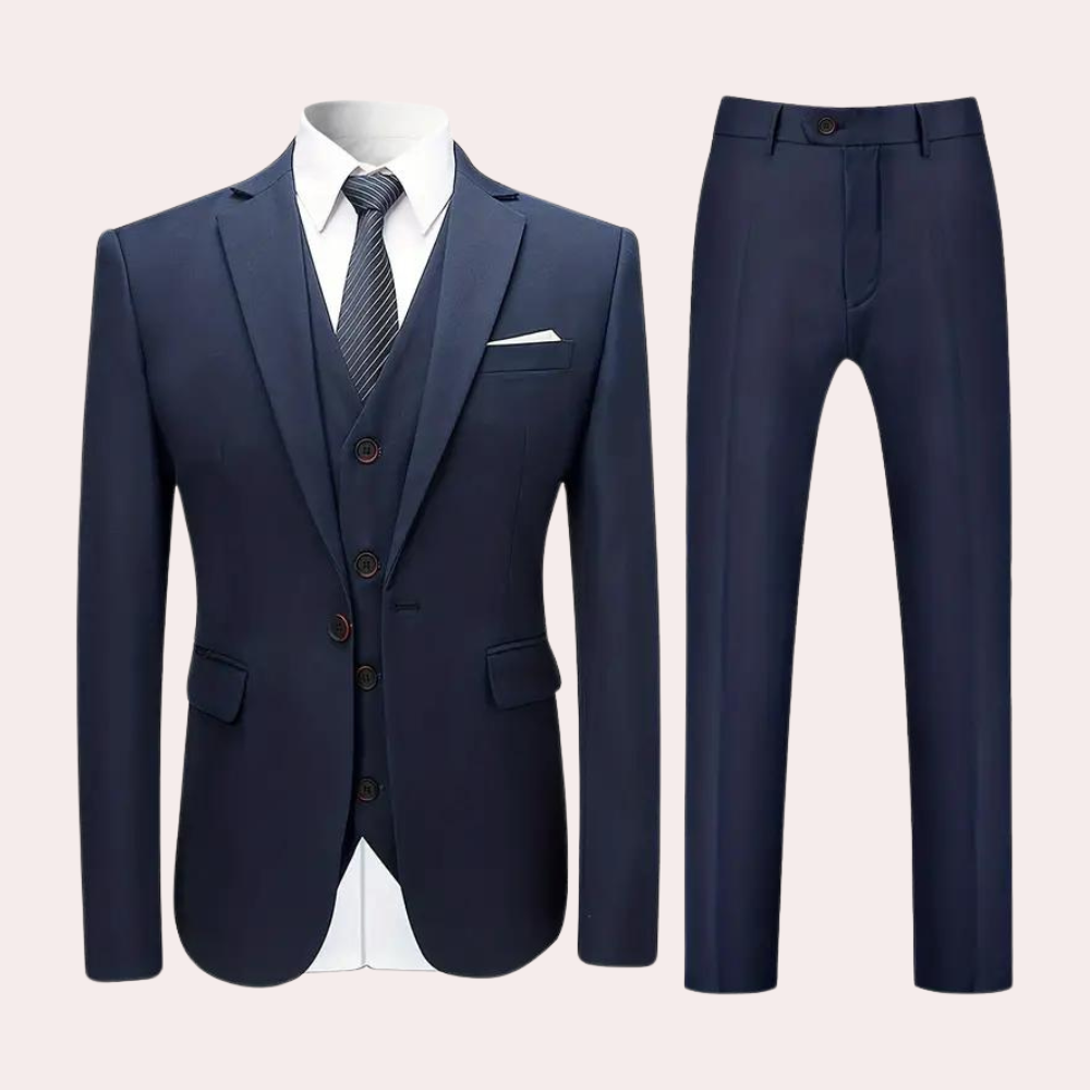 Baptiste - Classic Formal Men's 3-Piece Set for Summer