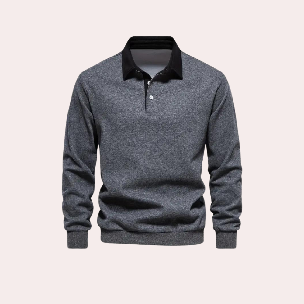 Sverre - Casual men's shirt with long sleeves for summer