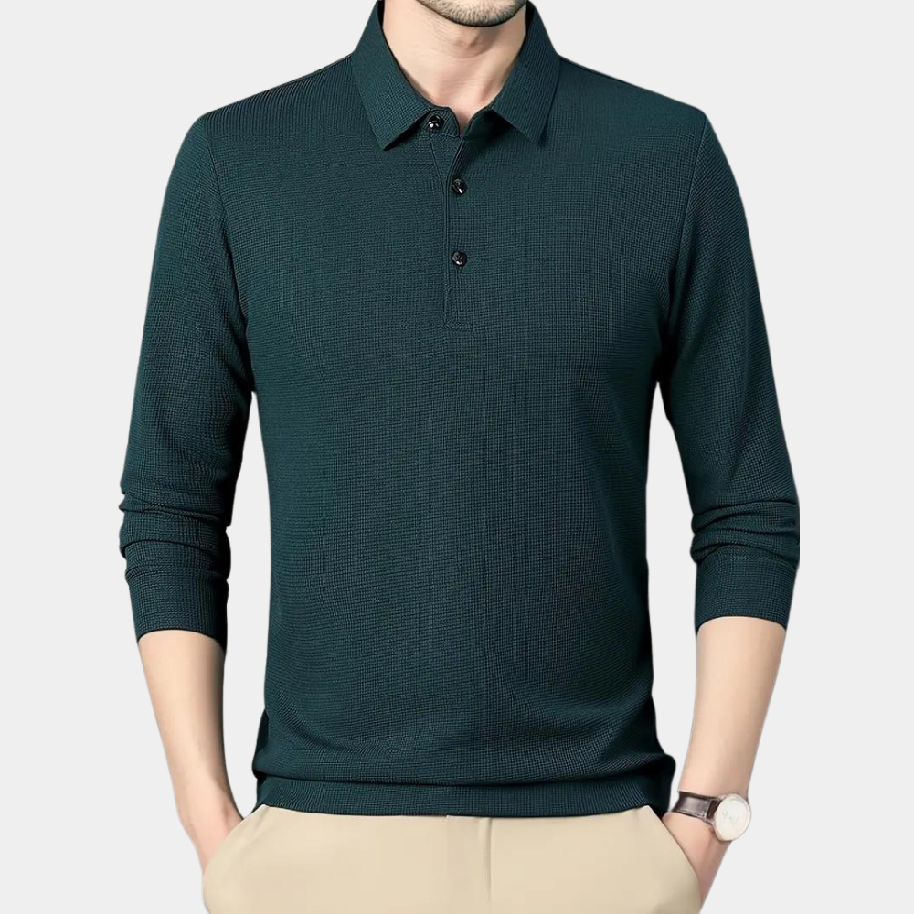 Terje - Casual men's long-sleeve shirt for summer