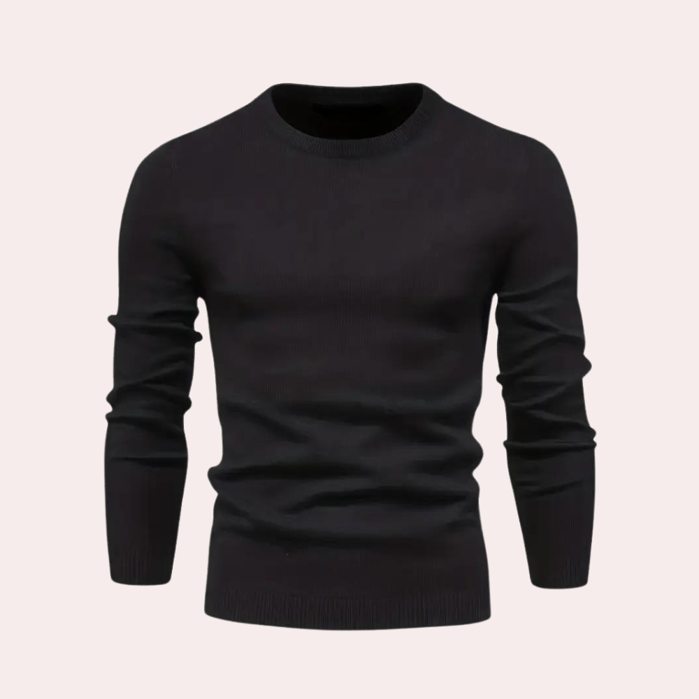 Thorsten - Casual knitted men's jumper for summer